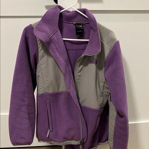 The North Face Violet and Gray Fleece Jacket